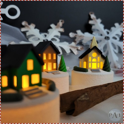 Miniature christmas model - miniature,