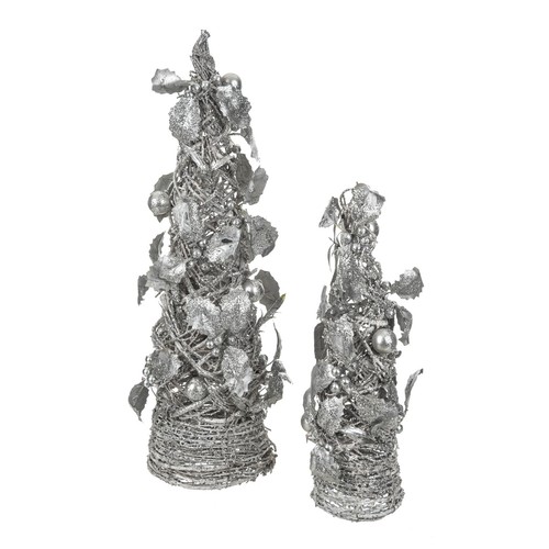 Christmas village silver - christmas,
