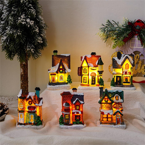 Christmas village sets - village, led