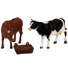 Lemax 12512 FEEDING COW & BULL