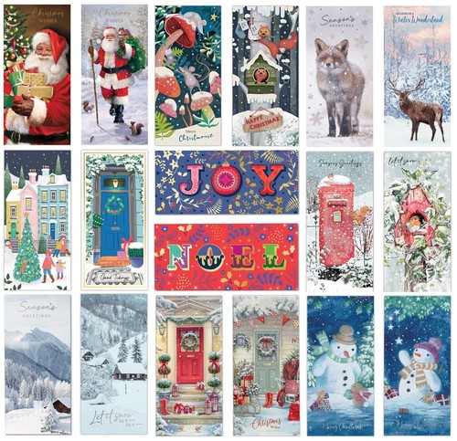 Christmas cards card pack - 16,