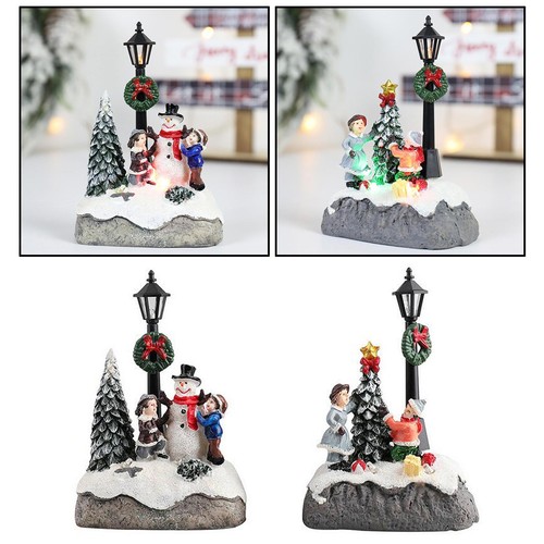 Christmas scene village - scene, houses