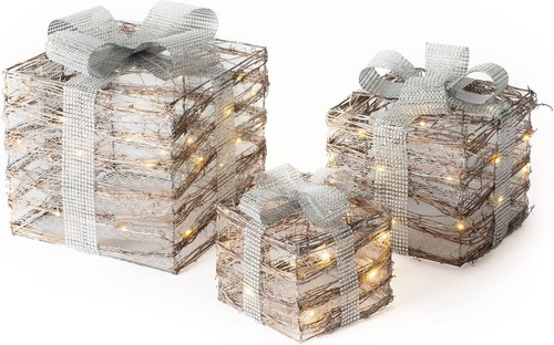 Christmas village led gift box - village,