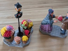 Lemax FLOWER VENDOR Set of 2 #