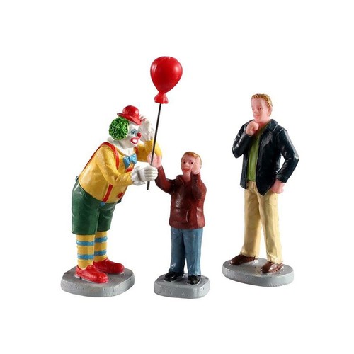 Lemax friendly clown set - lemax,