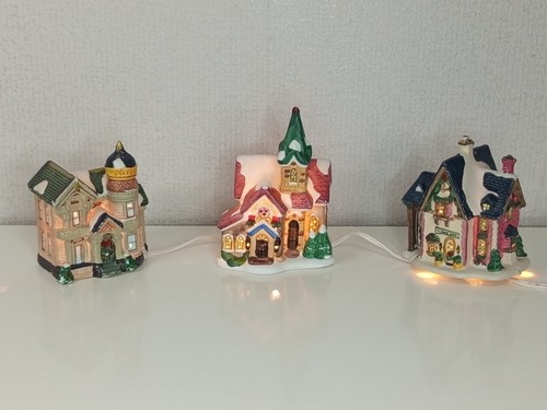 Christmas village houses - village,