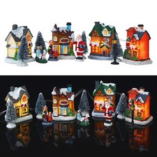 Christmas Village Set Resin
